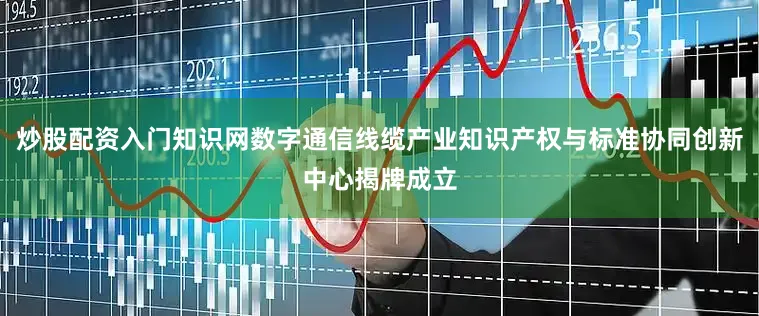 炒股配资入门知识网数字通信线缆产业知识产权与标准协同创新中心揭牌成立